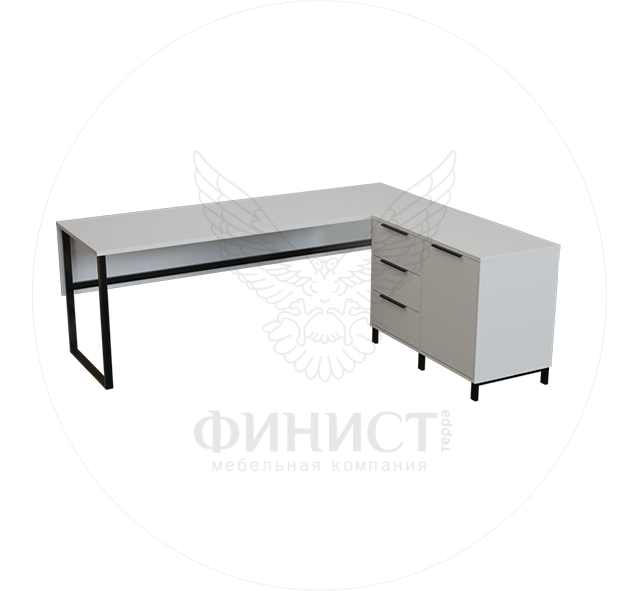 Стол учительский на металлокаркасе 09009