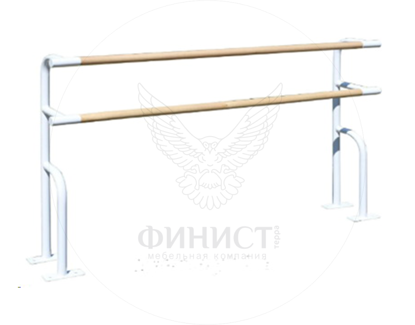 Станок хореографический напольный двухрядный 14003